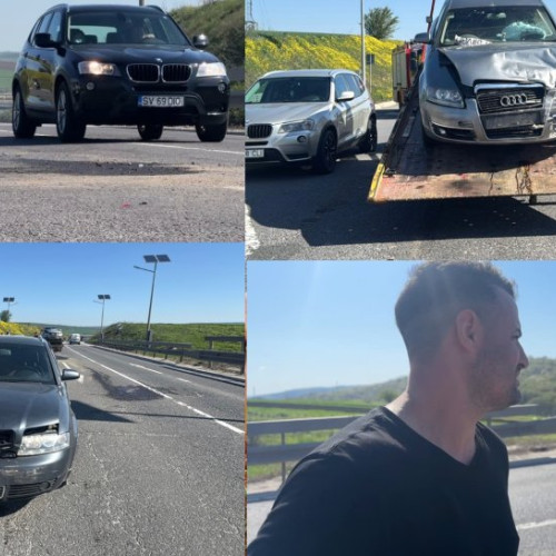 Accident grav pe centura Sucevei