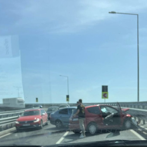 Accident rutier pe varianta ocolitoare din Târgu Jiu