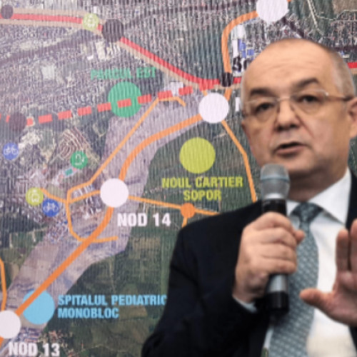 Primarul Emil Boc anunță semnarea contractului pentru un nou tronson al Centurii Metropolitane