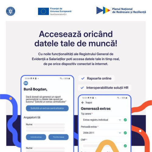 Nou Registru de evidență a salariaților REGES-ONLINE, disponibil din aprilie 2025