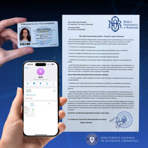 Crește numărul tentativelor de fraudă în numele Poliției Române și Băncii Naționale