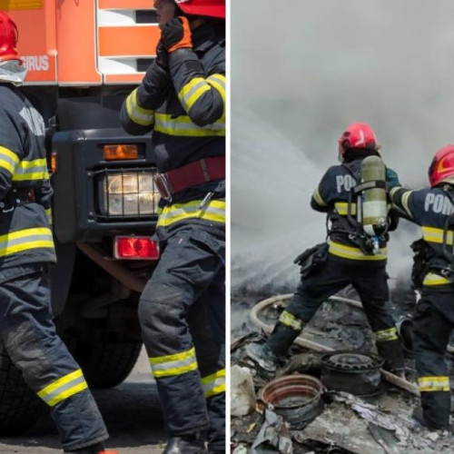 Pompierii clujeni au intervenit la peste 260 de misiuni în minivacanța de Paști