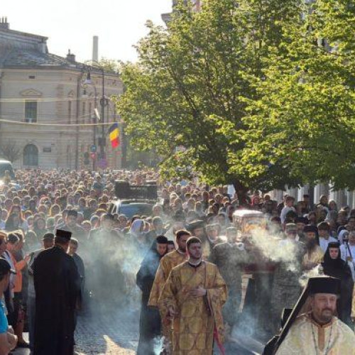Procesiune impresionantă la Botoșani cu ocazia Sfantului Gheorghe