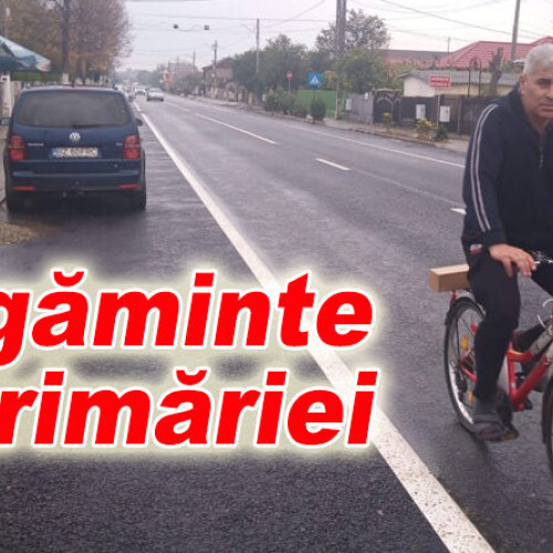 Uniunea Europeană finanțează o pistă de biciclete, dar mașinile ocupă totul