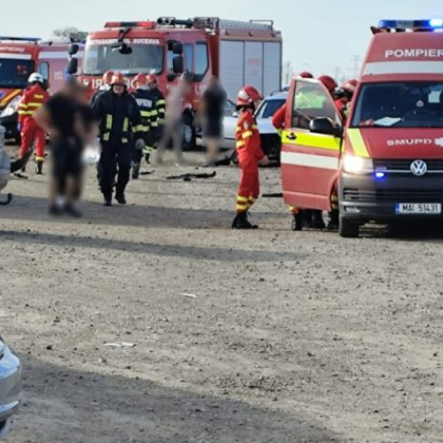 Accident rutier cu trei răniți la Cumpătură