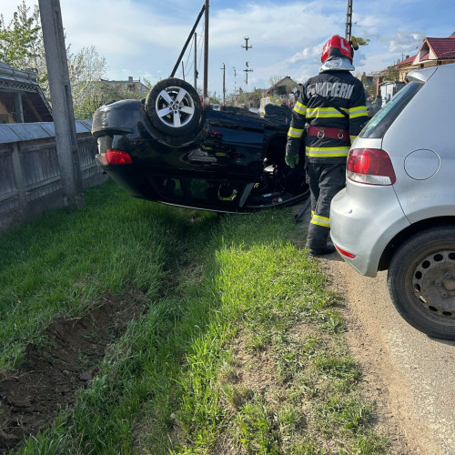 Accident rutier în comuna Trifesti