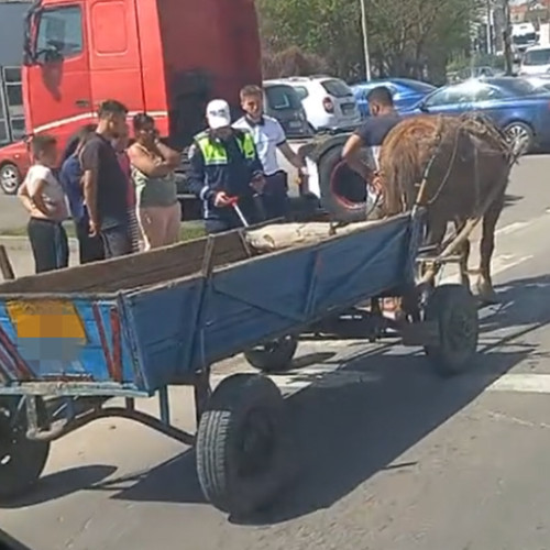 Incident neobișnuit în Turda: un tânăr a lovit un bătrân pe trecerea pentru pietoni