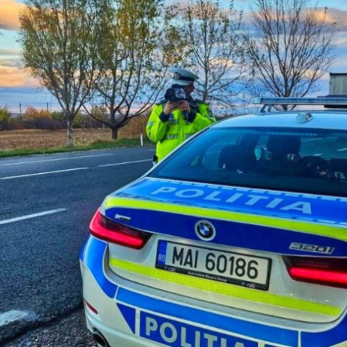 Poliția din Bacău aplică sancțiuni pentru viteză și conducere sub influența alcoolului