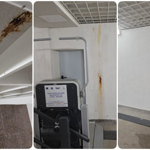 Pasajul Letea din Bacău se deteriorează rapid