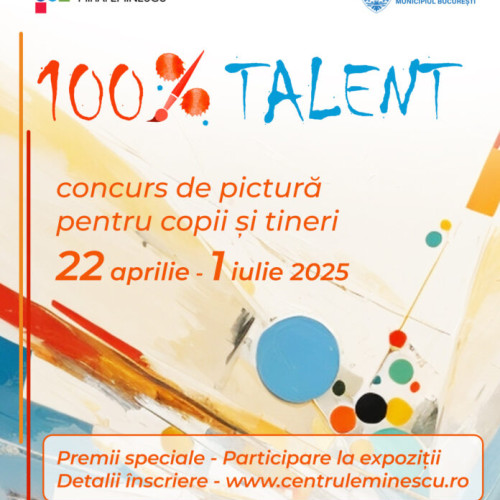 Concurs de pictură "100% TALENT" pentru tineri