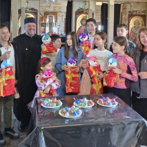 Copiii au învățat despre tradițiile Paștelui la biserică