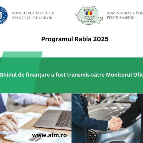 În 2025, aplicație dedicată Programului Rabla pentru eficiență și transparentizare