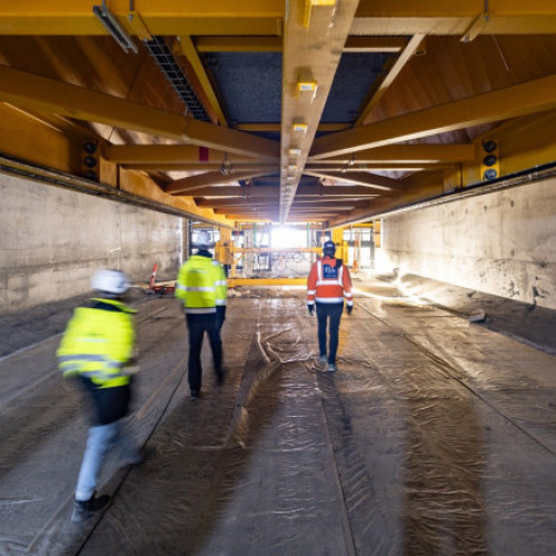 Un tunel record între Danemarca și Germania sub Marea Baltica