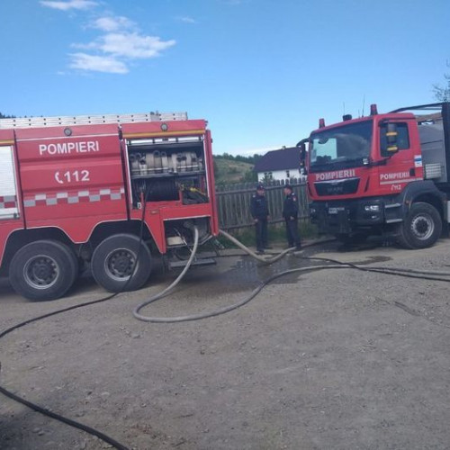 Salvare eroică în Lozna: un bărbat de 69 de ani scos din flăcări