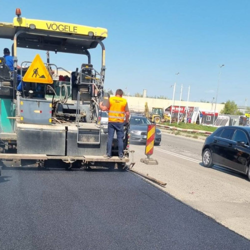 Primăria Slobozia asfaltează Soseaua Brăilei