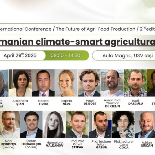 Conferința Internațională despre soluții agricole inteligente la Iasi