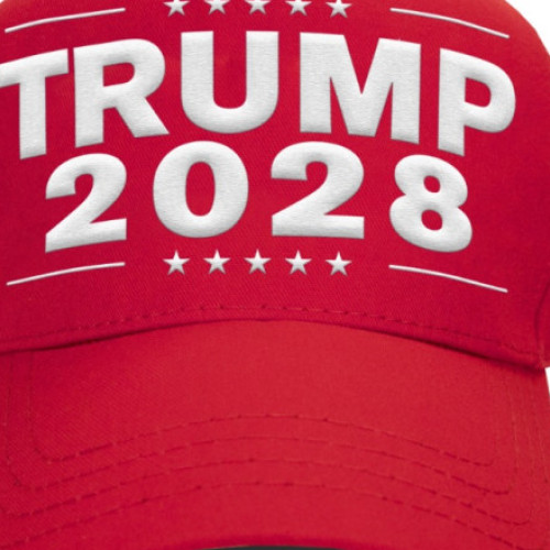 Donald Trump își promovează campania cu merchandise pentru 2028
