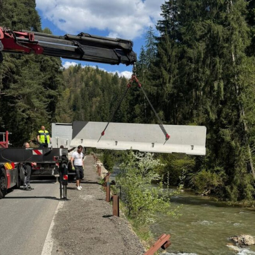 Lucrări de protecție pe drumurile naționale din Bistrița-Năsăud