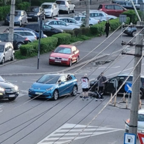 Accident rutier pe strada București din Cluj-Napoca
