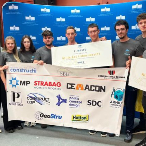 Studenții UTCN au cucerit competiția internațională "How Strong is the Bridge" din Slovenia