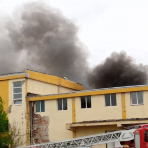 Incendiu la SC Indagrara SA în urma căruia s-a aplicat o amendă
