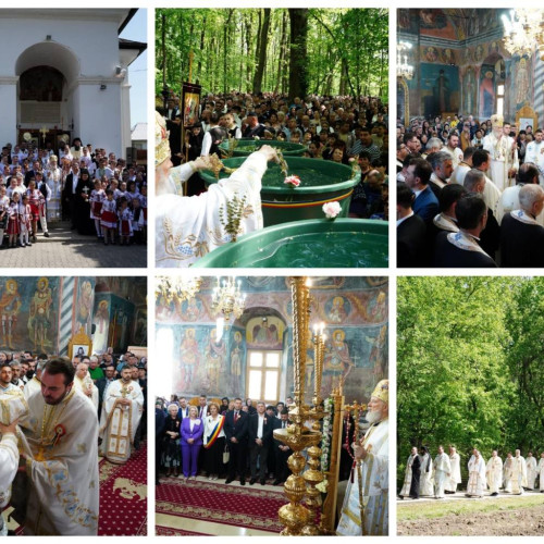 Credincioșii s-au adunat la sărbătoarea Izvorul Tamăduirii la Mănăstirea Nucet