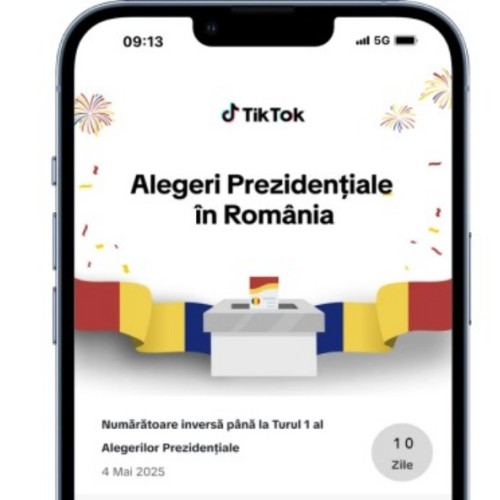 TikTok lansează un centru electoral pentru alegerile prezidențiale din România
