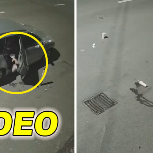 Imagini surprinse pe o stradă din Buzău