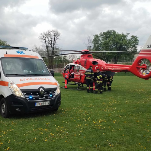 Elicopter SMURD chemat de urgență în Botoșani