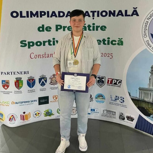 Andra Ilinca Romaniuc, o tânără promițătoare din Botoșani, câștigătoare a Olimpiadei naționale