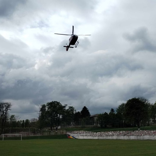 Elicopterul SMURD aterizează din nou la Botoșani pentru urgențe medicale