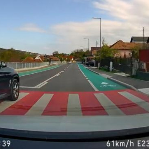 Incident rutier surprins de camera de bord, provocat de un șofer imprudent