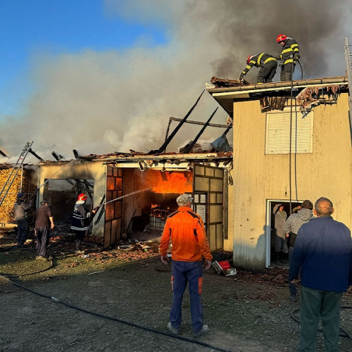 Incendiu la o casă din localitatea Turt