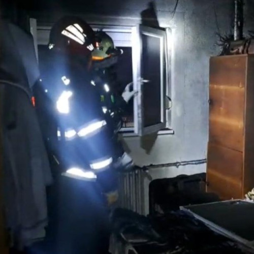 Incendiu la un apartament din Arad