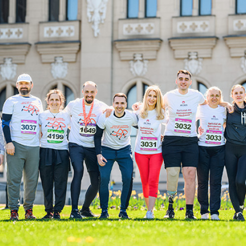 Andrei, un tânăr curajos, alerga la Semimaratonul de la Iași