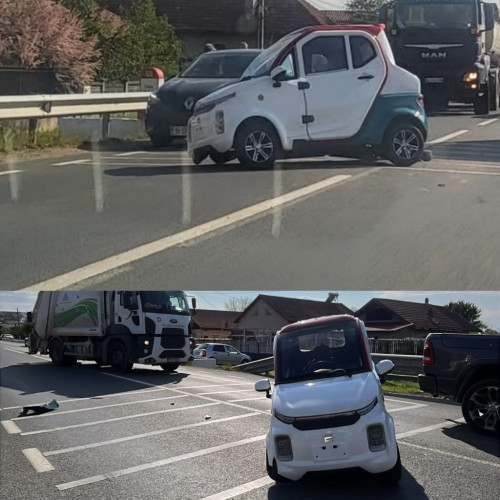 Accident rutier în Dragotești, în apropiere de Târgu Jiu