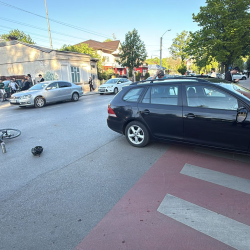 Accident rutier pe Bulevardul Mihai Eminescu din Botoșani