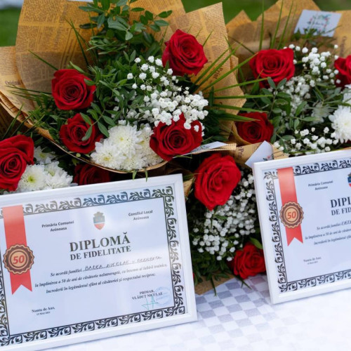 Premiile pentru cuplurile longevive din Aninoasa