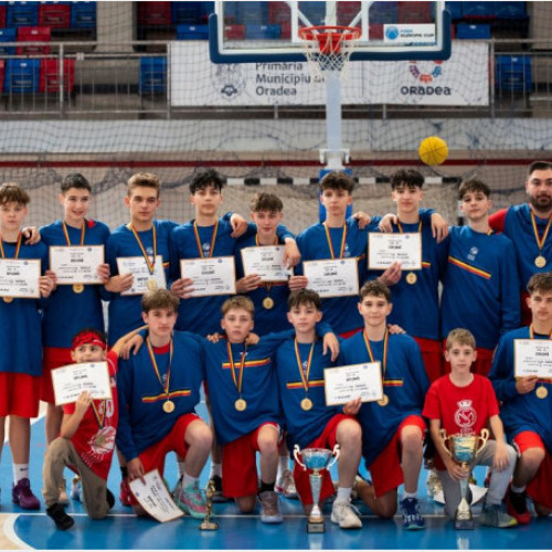 CSM Oradea U14 devine campioană națională la baschet