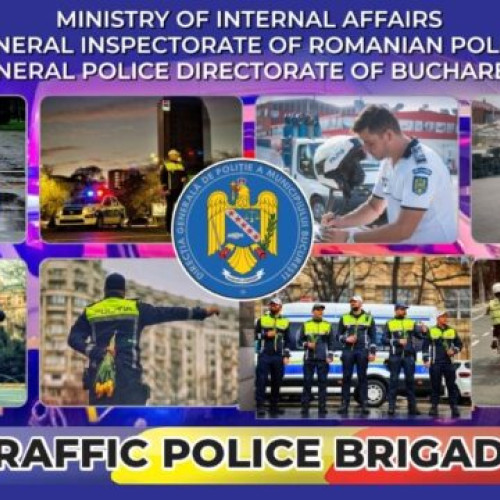 Livratorii din Ethiopia din București, întâlnire cu Brigada Rutieră