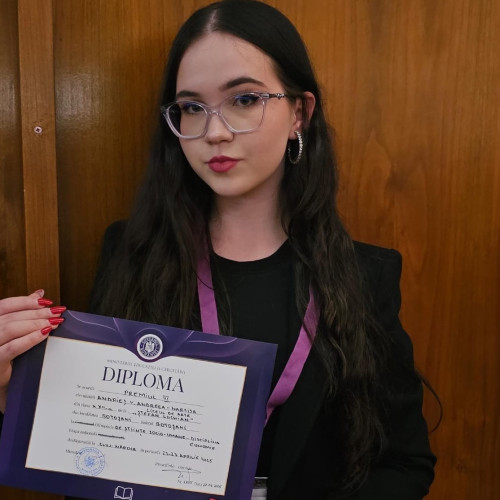 Elevă de la Liceul de Artă „Ștefan Luchian” Botoșani câștigă medalie la olimpiada națională