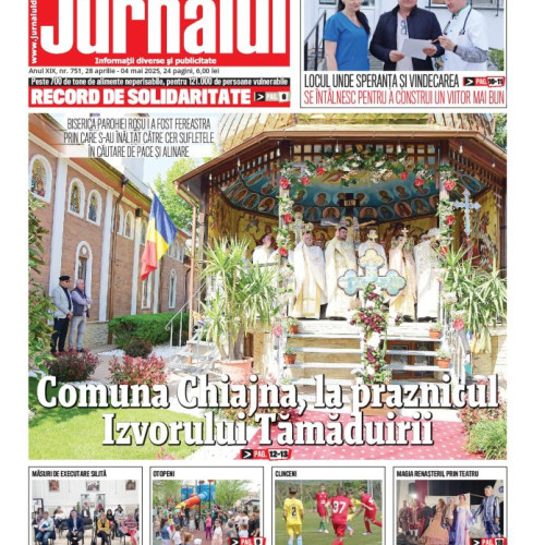 Apariția numărului 751 al Jurnalului de Ilfov