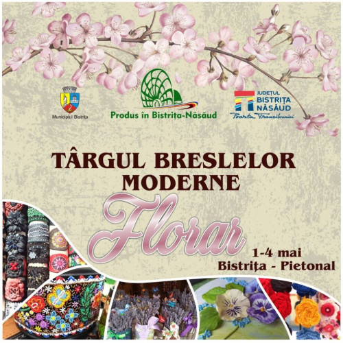 Florar cu bucurie, culoare și inspirație în centrul Bistriței