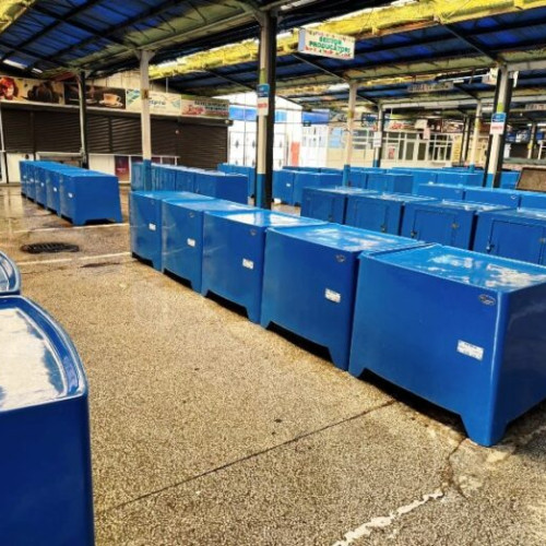 Piața Moldovei din Focșani, închisă pentru o curățenie generală