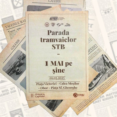 Parada Tramvaielor, un eveniment special dedicat bucureștenilor