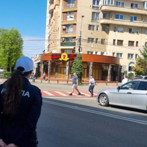 Acțiune de blocadă organizată de polițiștii din Baia Sprie