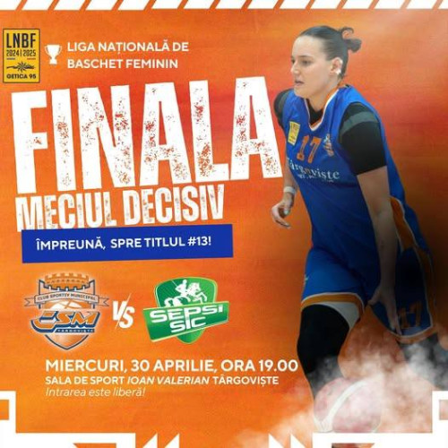 CSM Târgoviște dispută titlul de campioană a României la baschet feminin