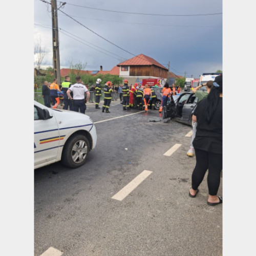 Accident grav în Dusești: apel pentru donare de sânge