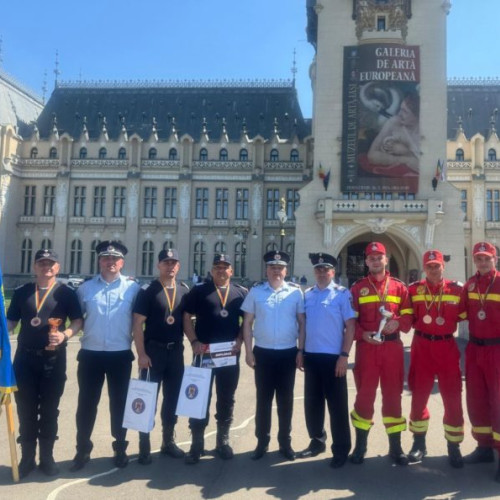 Pompierii din Botoșani obțin rezultate remarcabile la competiția de descarcerare și prim ajutor