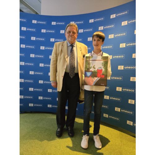 Dragos Mihai Dobocan, elev din Oradea, expune la UNESCO